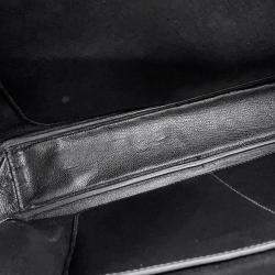 Pre Owned Prada Briefcase Blue Saffiano Leather Briefcase Bag