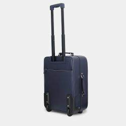 Pre Owned Prada 2VQ004 Navy Saffiano Leather Travel Bag