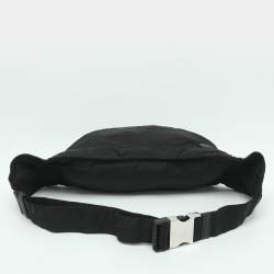 Pre Owned Prada Black Nylon Belt Bag