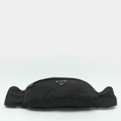 Pre Owned Prada Black Nylon Belt Bag