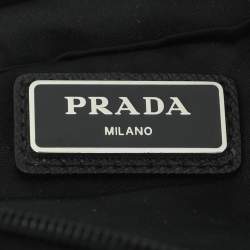 Pre Owned Prada Black Nylon Belt Bag