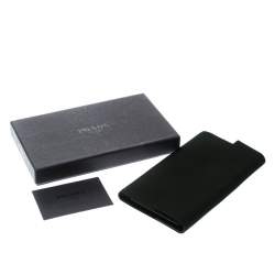 مملوكة مسبقًا Prada Black Tessuto Nylon Document Case