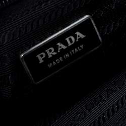 Prada Black Nylon and Leather Crossbody Bag 