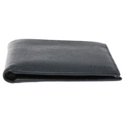 Prada Blue Saffiano Lux Leather Bifold Wallet