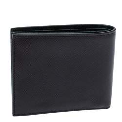 Prada Tri Color Saffiano Leather Bifold Wallet