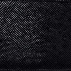 Prada Black Leather Bifold Wallet