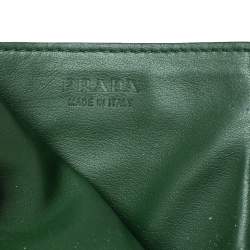 Prada Emerald Green Crocodile Card Holder
