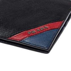 Prada Black Saffiano Leather Bifold Wallet