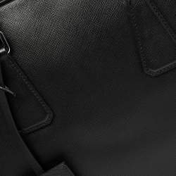 Prada Black Saffiano Leather Briefcase Laptop Bag