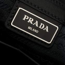 Prada Black Saffiano Leather Briefcase Laptop Bag