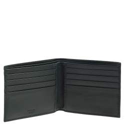 Prada Green Saffiano Lux Leather Bifold Wallet