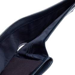 Prada Navy Blue Saffiano Lux Leather Bifold Wallet