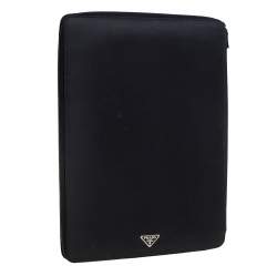 Prada Black Nylon Document Holder