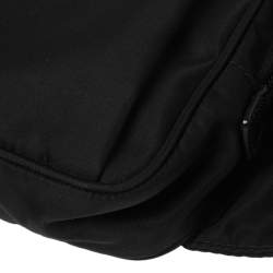 Prada Black Nylon Front Pocket Belt Bag