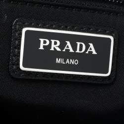 Prada Black Nylon Front Pocket Belt Bag