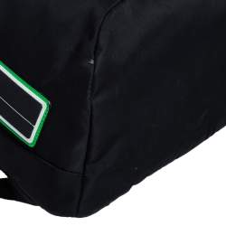Prada Black/Green Nylon Fluo Backpack
