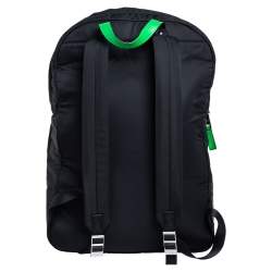 Prada Black/Green Nylon Fluo Backpack