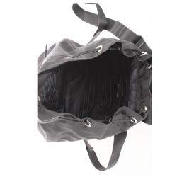 مملوكة مسبقًا Prada Black Nylon Tessuto Backpack