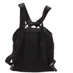 مملوكة مسبقًا Prada Black Nylon Tessuto Backpack
