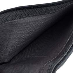 Pre Owned Prada Black Saffiano Leather Bifold Wallet  