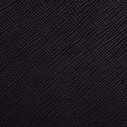 Pre Owned Prada Black Saffiano Metal Leather Bifold Compact Wallet