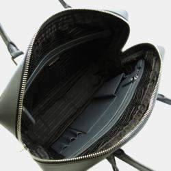Prada Grey Saffiano Leather Briefcase