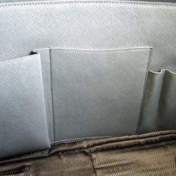 Prada Grey Saffiano Leather Briefcase