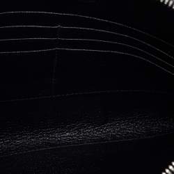 Pre Owned Prada Black Saffiano Leather Wristlet Pouch