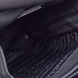 Prada Black Re-Nylon And Saffiano Leather Shoulder Bag