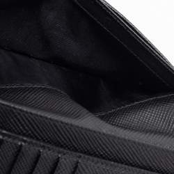 Prada Blue Saffiano Leather Bifold Long Wallet 