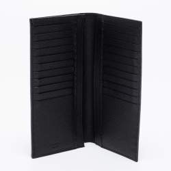 Prada Blue Saffiano Leather Bifold Long Wallet 
