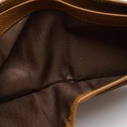 Prada Tan Saffiano Leather Bifold Wallet