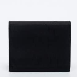 Prada Black Tessuto Nylon Trifold Wallet