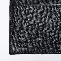 Prada Black Tessuto Nylon Trifold Wallet