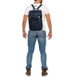 Prada Navy Blue Nylon Backpack
