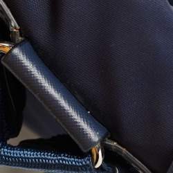 Prada Navy Blue Nylon Backpack