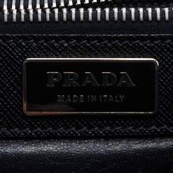 Prada Black Leather Business Briefcase