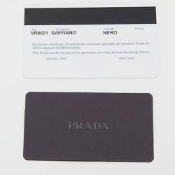 Prada Black Leather Business Briefcase