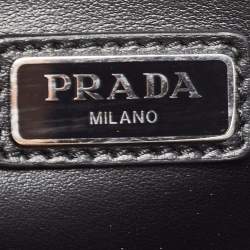 Prada Black Re-Nylon And Leather Shoulder Bag