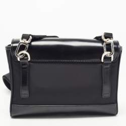 Prada Black Re-Nylon And Leather Shoulder Bag