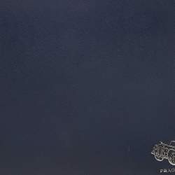 Pre Owned Prada Navy Blue Saffiano Leather Voyage Clutch