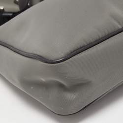 Prada Grey/Black Nylon Crossbody Bag