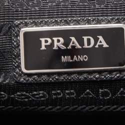 Prada Grey/Black Nylon Crossbody Bag