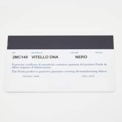 Pre Owned Prada Multicolor Vitello Leather Comic Card Holder