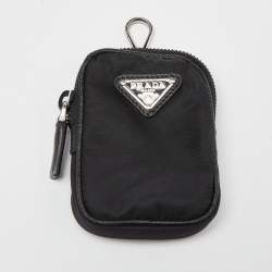 Prada Black Re-Nylon & Saffiano Leather Shoulder Bag