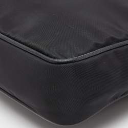 Prada Black Re-Nylon & Saffiano Leather Shoulder Bag