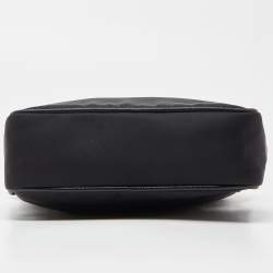 Prada Black Re-Nylon & Saffiano Leather Shoulder Bag