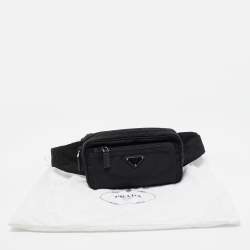 Prada Black Re-Nylon Belt Bag