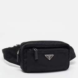 Prada Black Re-Nylon Belt Bag