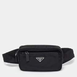 Prada Black Re-Nylon Belt Bag